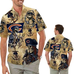 Chicago Bears Pirates Retro Hawaiian Shirt