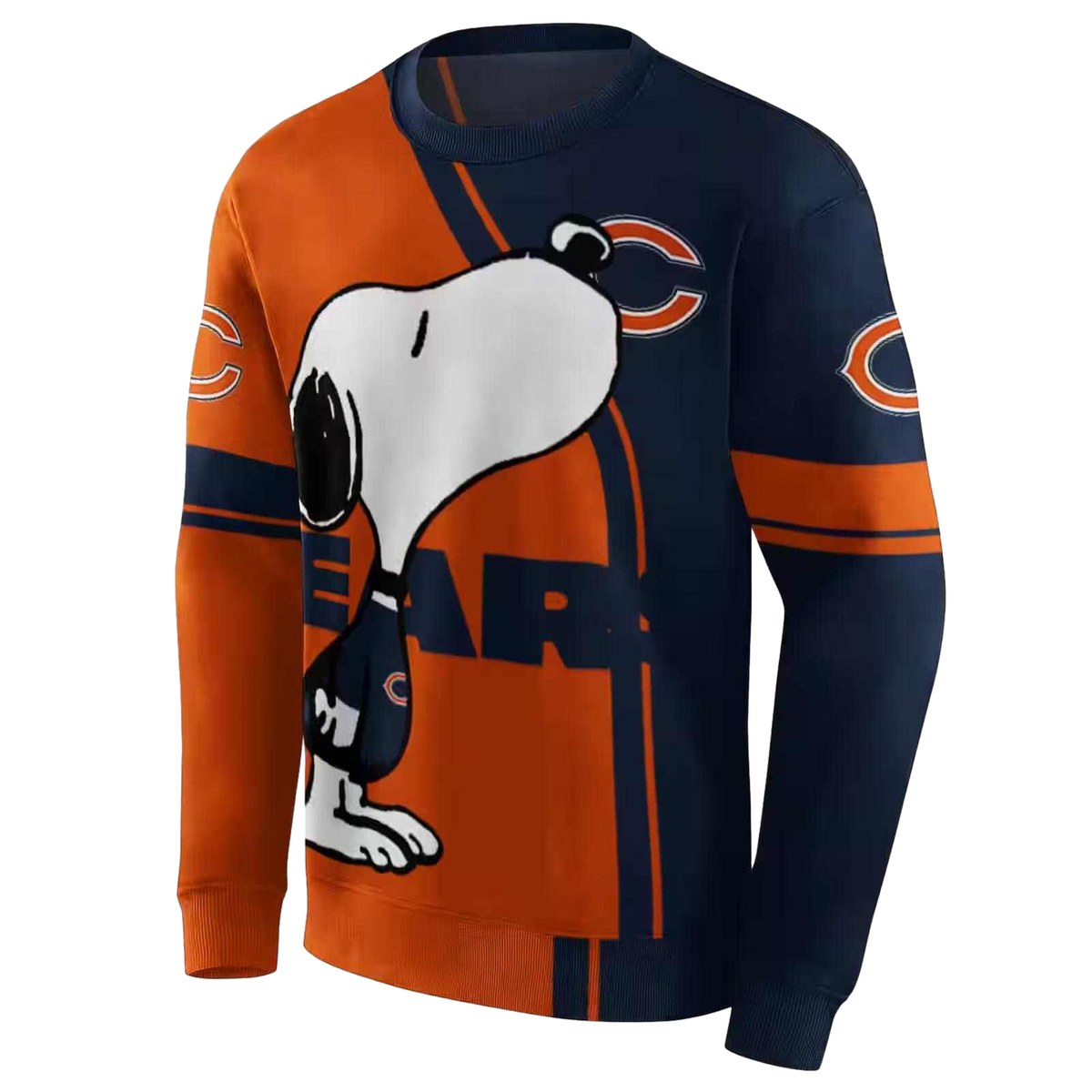Chicago-Bears-Playful-Snoopy-Blue-AOP-Sweatshirt-2