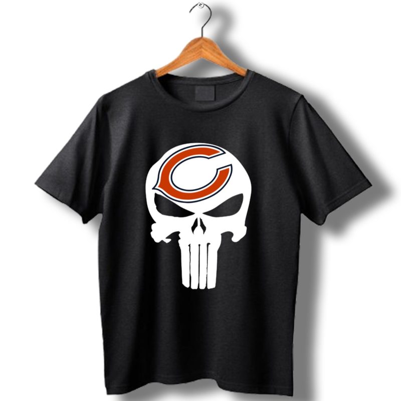Chicago-Bears-Punisher-T-Shirt_T-Shirt-1 Chicago Bears Punisher T Shirt T Shirt 1