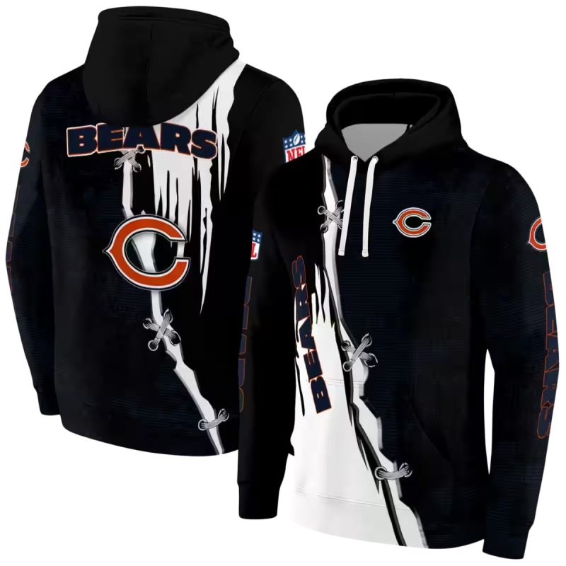 Chicago-Bears-Ripped-Pattern-Blue-Black-White-Aop-Hoodie-1 Chicago Bears Ripped Pattern Blue Black White Aop Hoodie 1