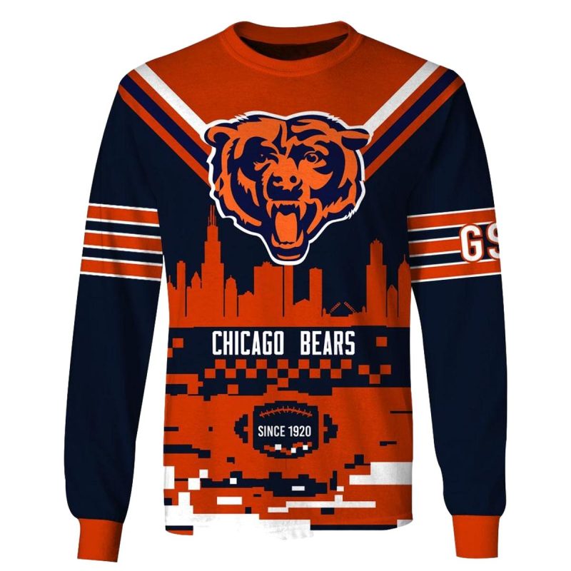 Chicago Bears Since 1920 Aop Sweatshirt 1