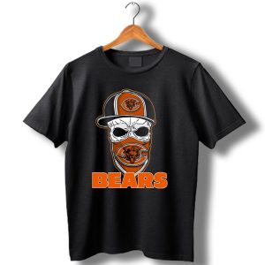 Chicago Bears Skull Hat Bears Fan T Shirt