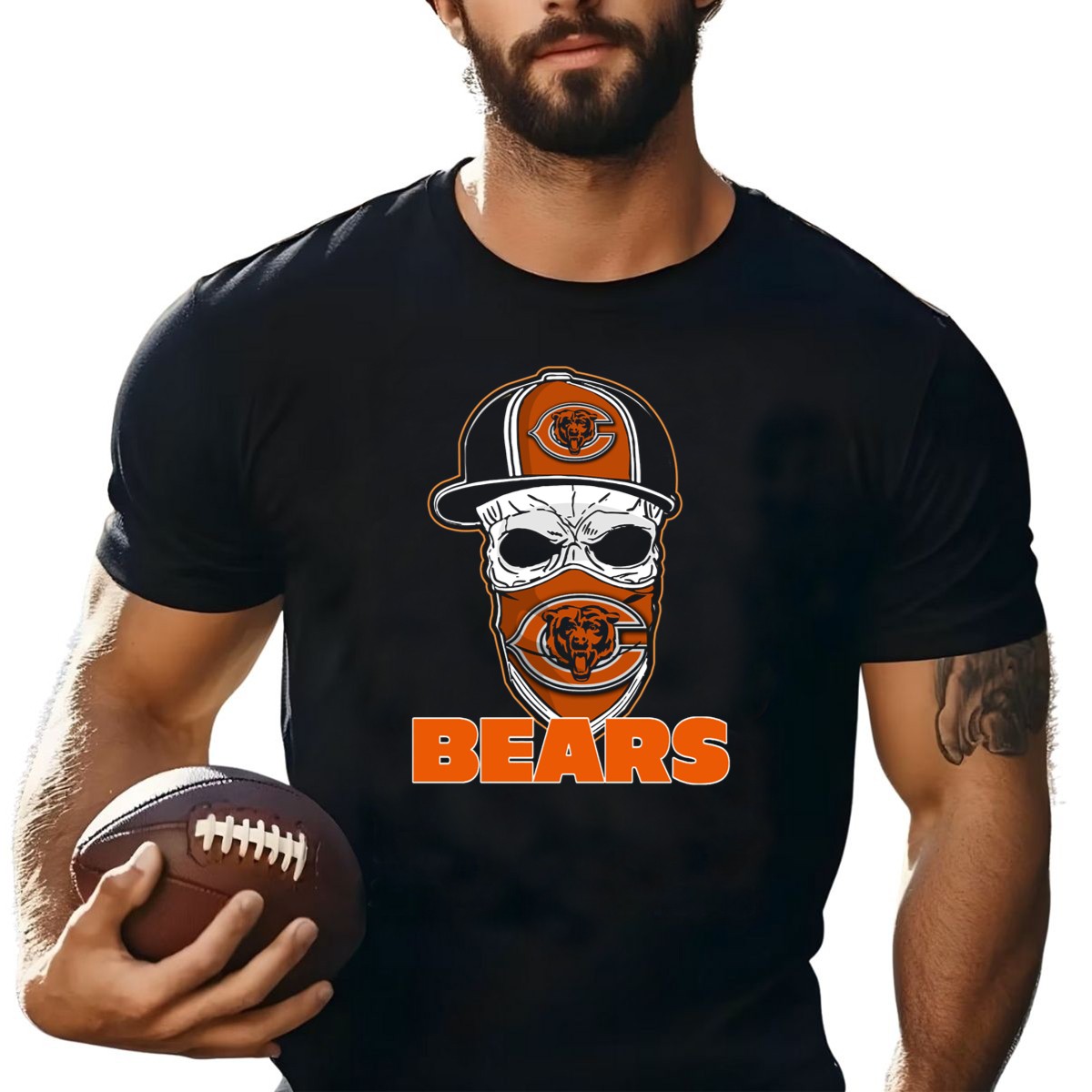 Chicago-Bears-Skull-Hat-Bears-Fan-T-Shirt-1_t-shirt-1_2