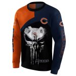 Chicago-Bears-Skull-Punisher-Orange-Black-AOP-Sweatshirt-2