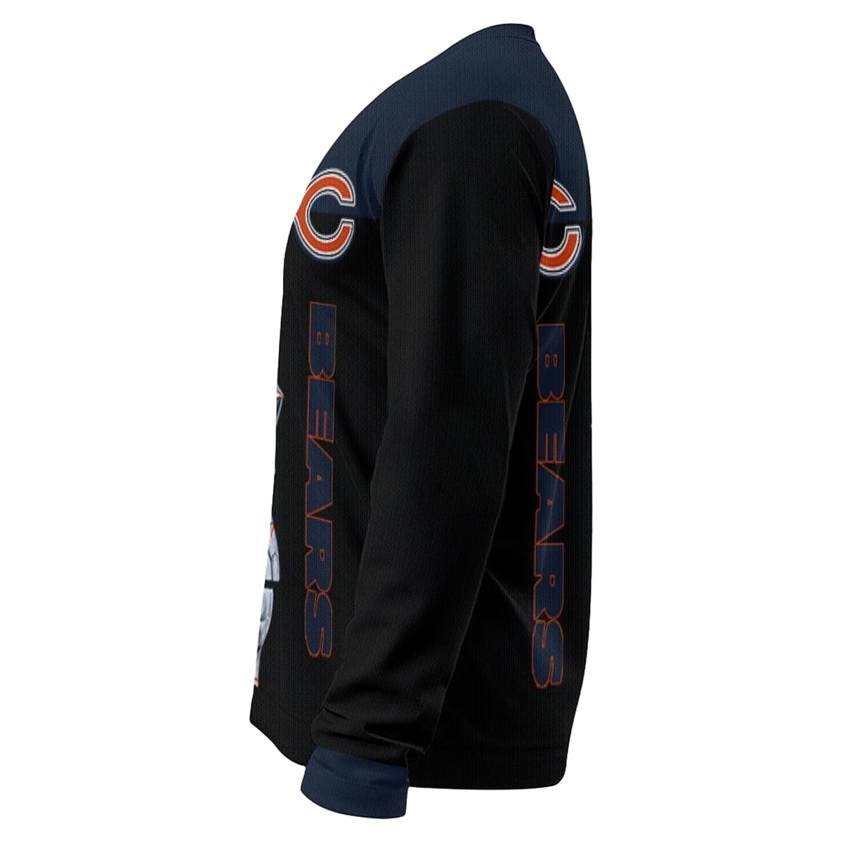 Chicago-Bears-Skull-Swirl-Blue-Black-AOP-Sweatshirt-4