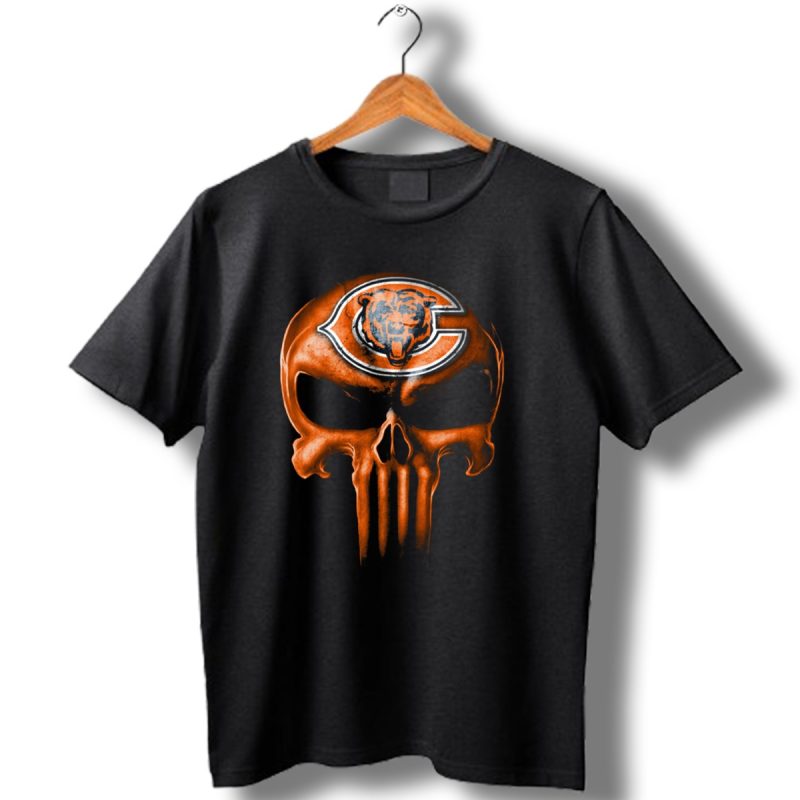 Chicago-Bears-Skull-T-Shirt-1_T-Shirt-1 Chicago Bears Skull T Shirt 1 T Shirt 1