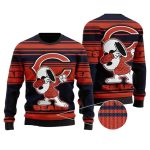 Chicago Bears Snoopy Dabbing Ugly Sweater