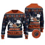 Chicago Bears Snoopy Football Ugly Sweater