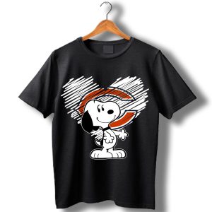 Chicago Bears Snoopy In My Heart Football T-Shirt