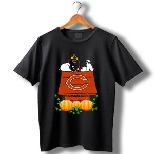 Chicago Bears Snoopy Pumpkin House T-Shirt