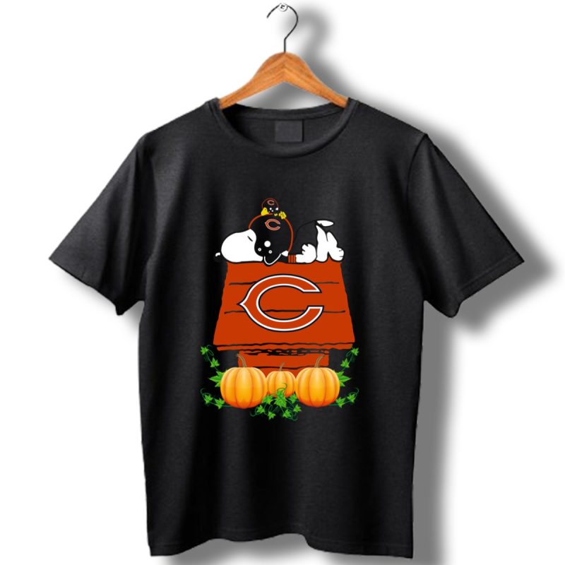 Chicago-Bears-Snoopy-Pumpkin-House-Shirt_T-Shirt-1 Chicago Bears Snoopy Pumpkin House Shirt T Shirt 1
