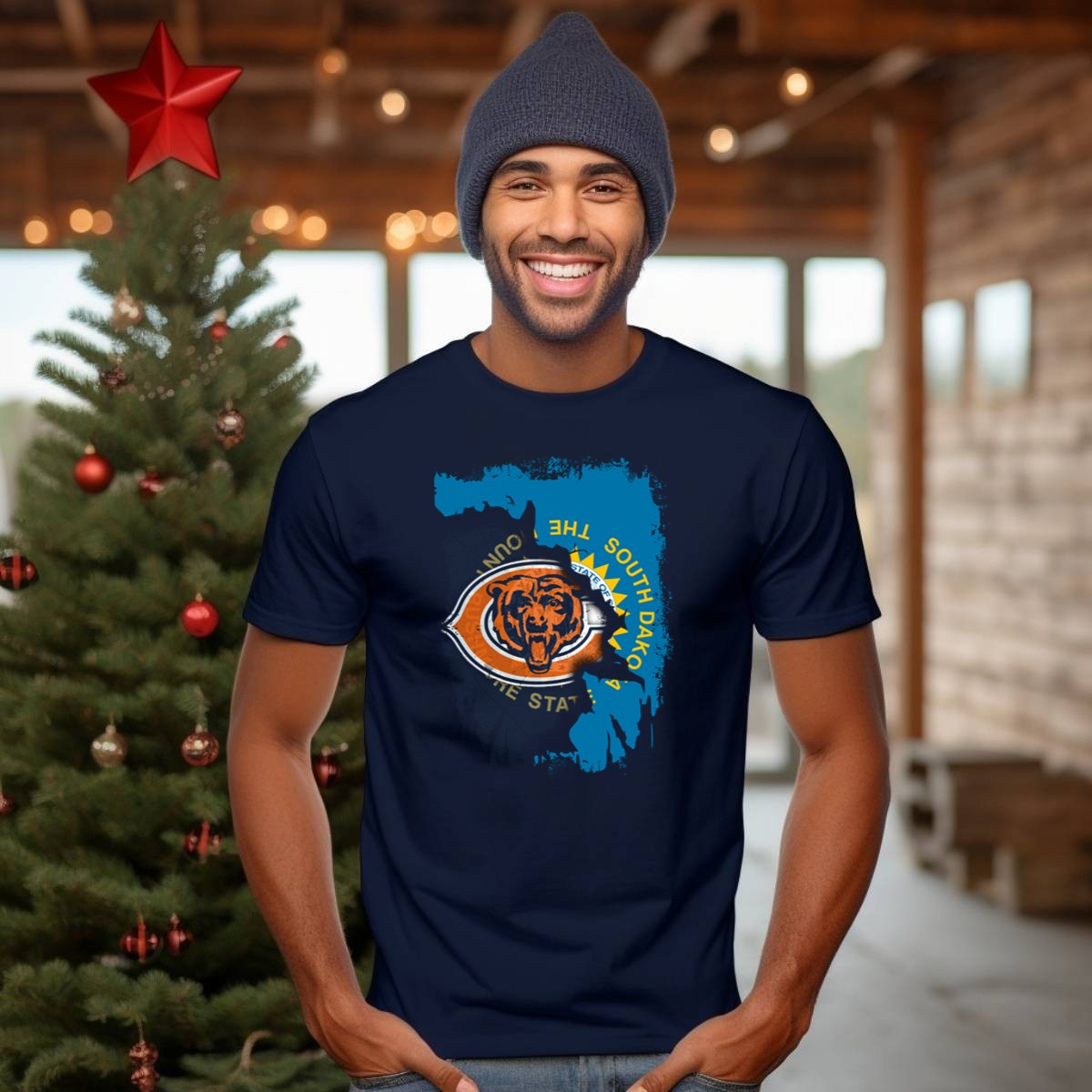 Chicago-Bears-South-Dakota-Flag-Fusion-T-Shirt-1_t-shirt-3_4