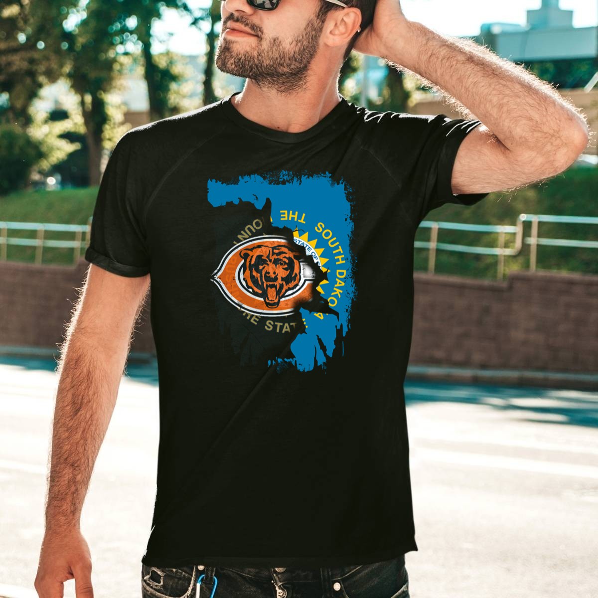 Chicago-Bears-South-Dakota-Flag-Fusion-T-Shirt-1_t-shirt-4_5
