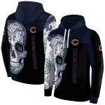 Chicago-Bears-Sugar-Skull-Blue-Black-AOP-Hoodie-1
