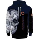 Chicago-Bears-Sugar-Skull-Blue-Black-AOP-Hoodie-2