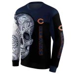 Chicago-Bears-Sugar-Skull-Blue-Black-AOP-Sweatshirt-2