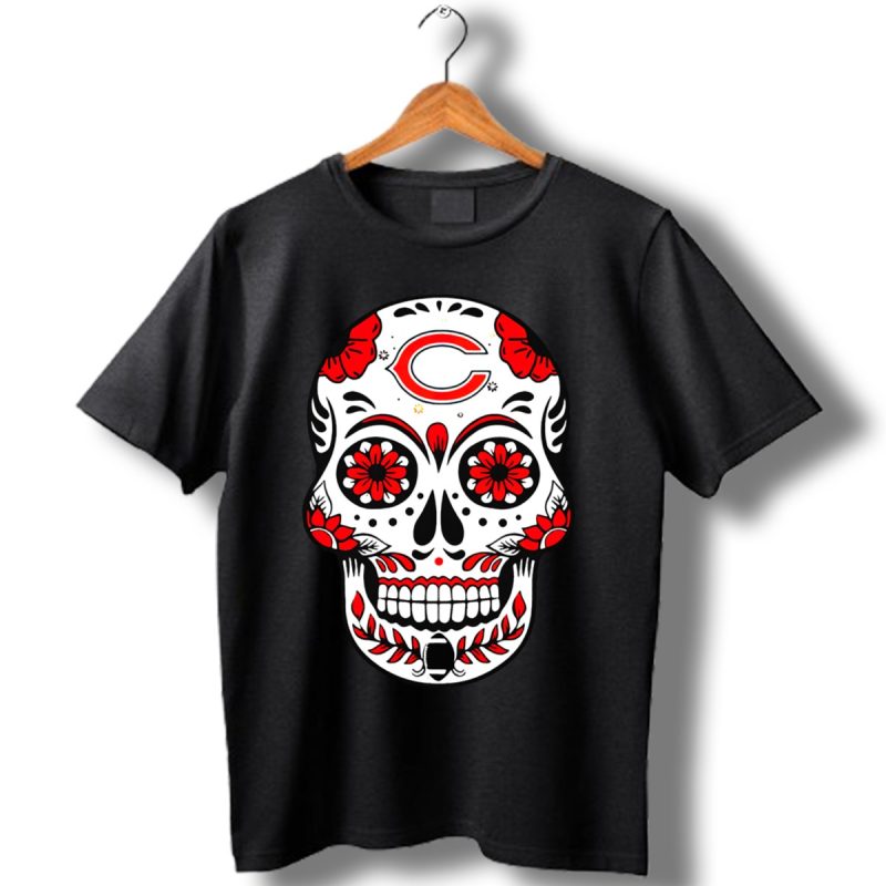 Chicago-Bears-Sugar-Skull-Shirt_T-Shirt-1 Chicago Bears Sugar Skull Shirt T Shirt 1
