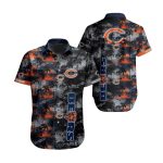 Chicago Bears Sunset Palm Trees Hawaiian Shirt For Fans