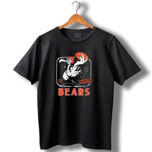 Chicago Bears Thankful For Touchdowns Goose Football Helmet T Shirt