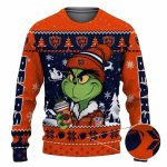 Chicago Bears The Grinch Drink Coffee Ugly Sweater