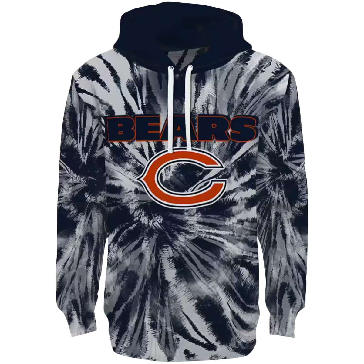 Chicago-Bears-Tie-Dye-Pattern-Blue-AOP-Hoodie-2