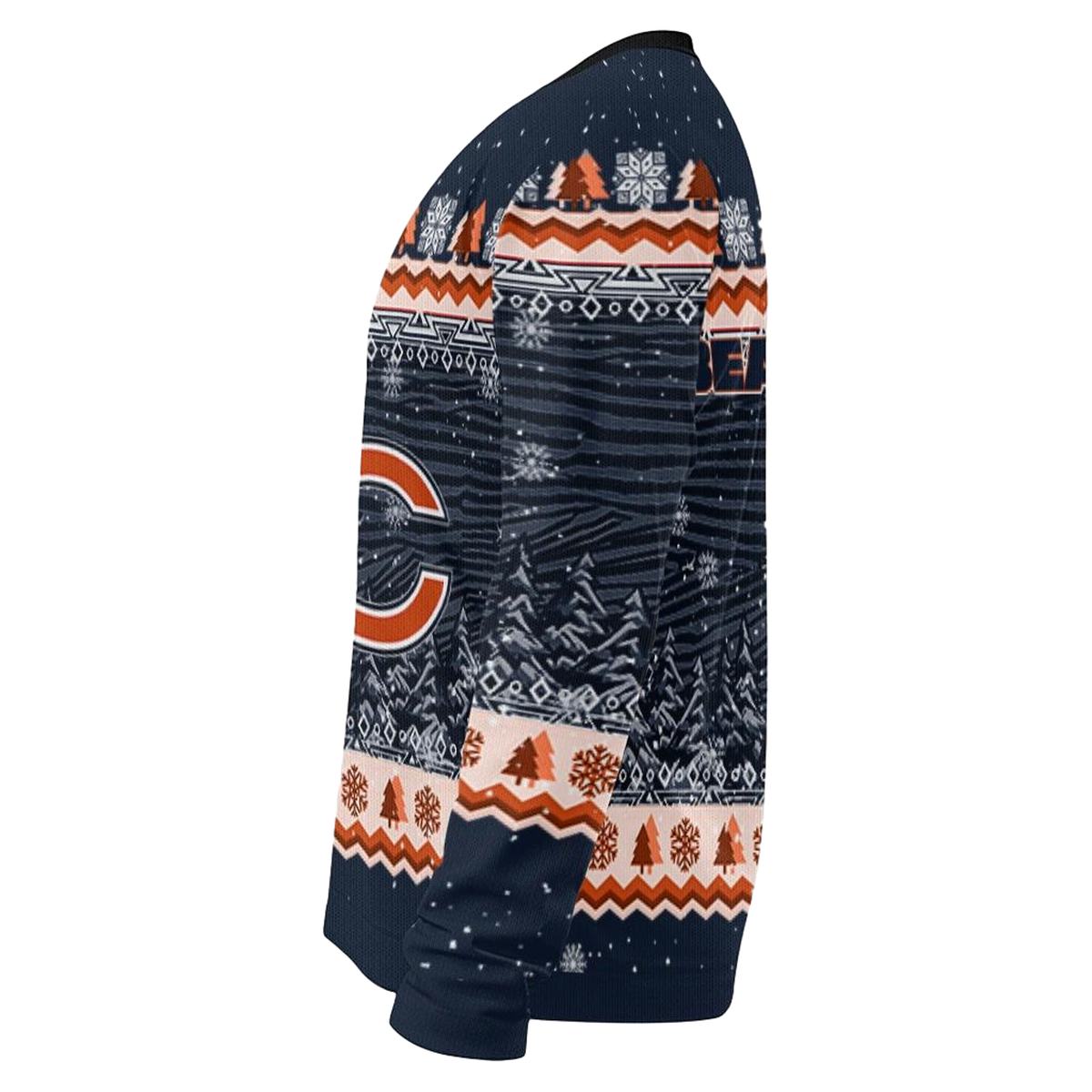 Chicago-Bears-Tree-Christmas-Pattern-Blue-AOP-Sweatshirt-4