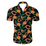 Chicago Bears Tropical Flower Hawaiian Shirt