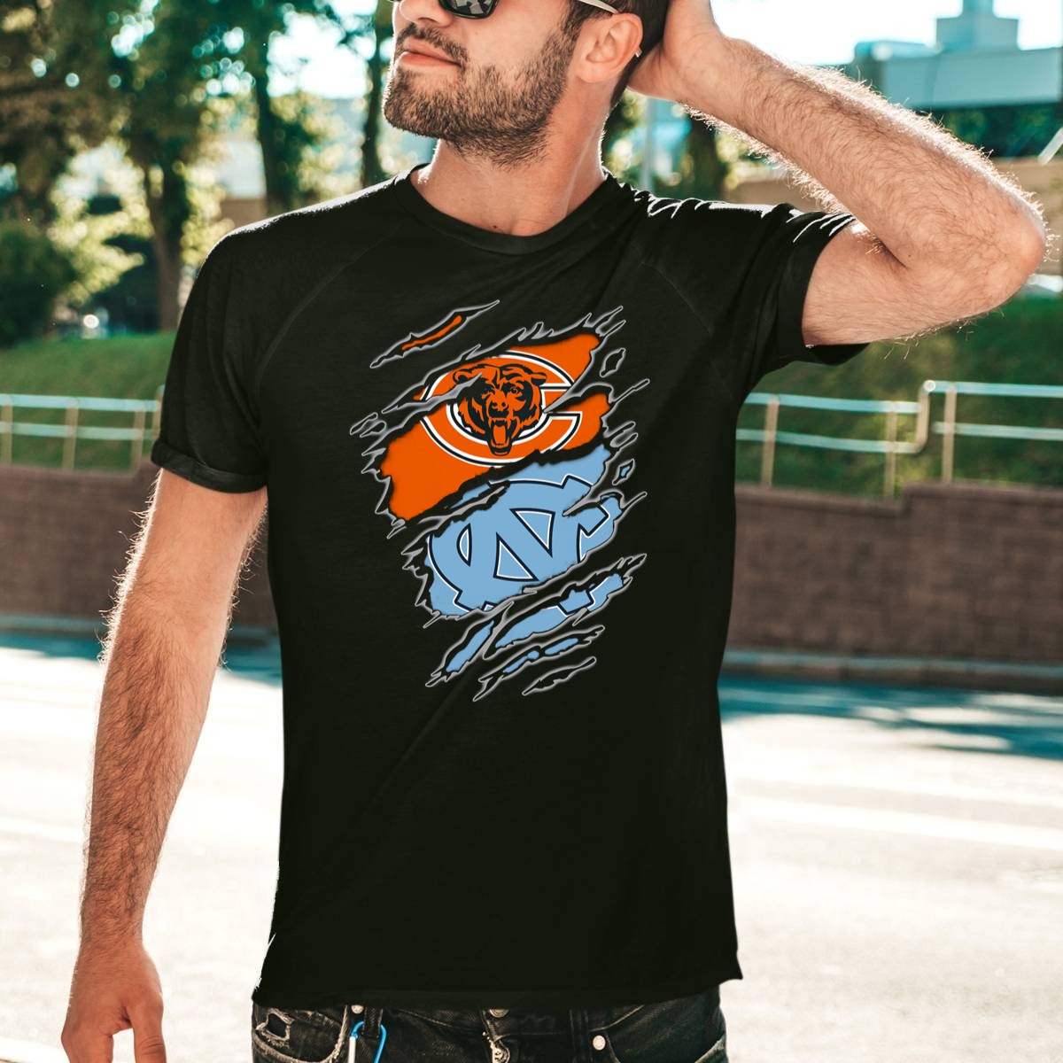 Chicago-Bears-Unc-Tar-Heels-Combination-T-Shirt-1_t-shirt-4_5