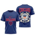 Chicago Bears United States Coast Guard AOP T Shirt