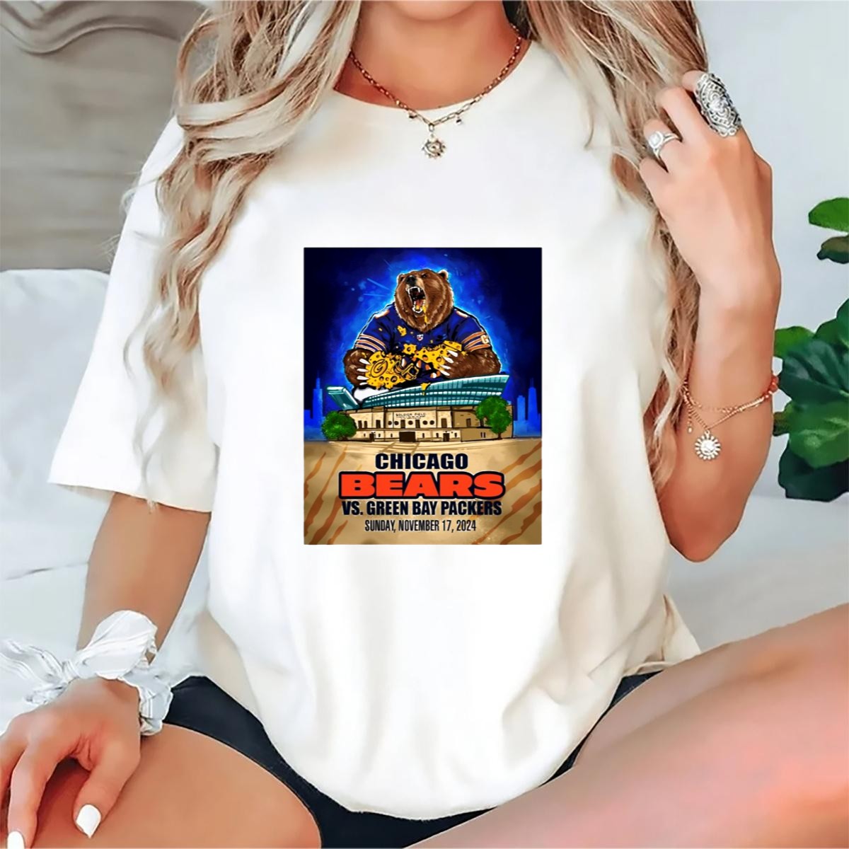 Chicago-Bears-Vs-Green-Bay-Packers-Soldier-Field-November-17-2024-Showdown-T-Shirt-1_t-shirt-1_2