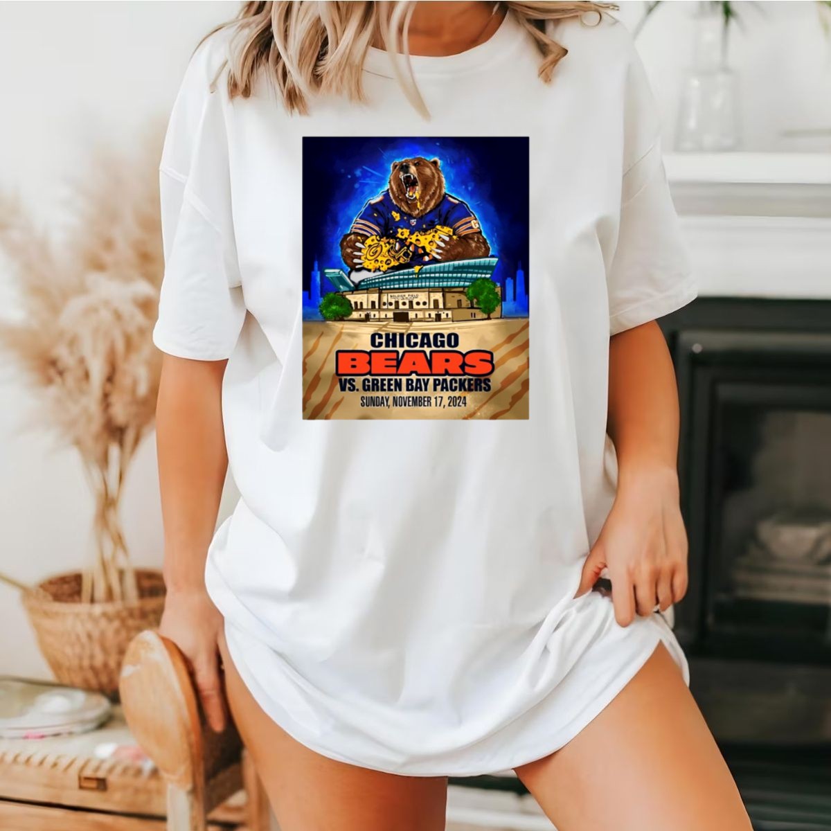 Chicago-Bears-Vs-Green-Bay-Packers-Soldier-Field-November-17-2024-Showdown-T-Shirt-1_t-shirt-3_4