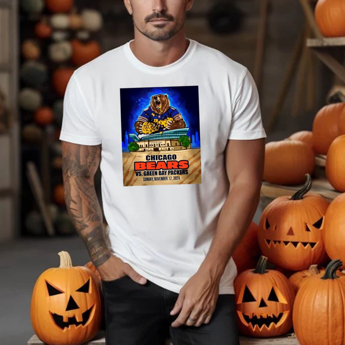 Chicago-Bears-Vs-Green-Bay-Packers-Soldier-Field-November-17-2024-Showdown-T-Shirt-1_t-shirt-4_5