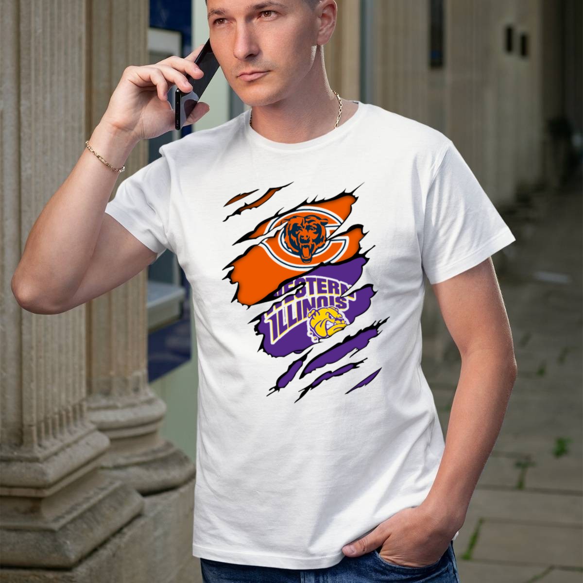Chicago-Bears-Western-Illinois-Leathernecks-Claw-Marks-T-Shirt-1_t-shirt-2_3