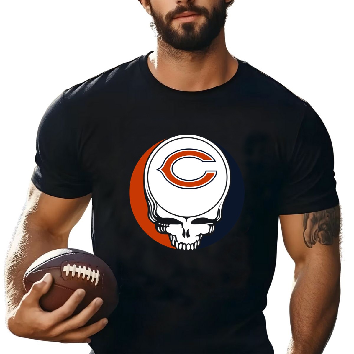 Chicago-Bears-Your-Face-Football-Fan-Supporter-Grateful-Dead-shirt_t-shirt-1_2