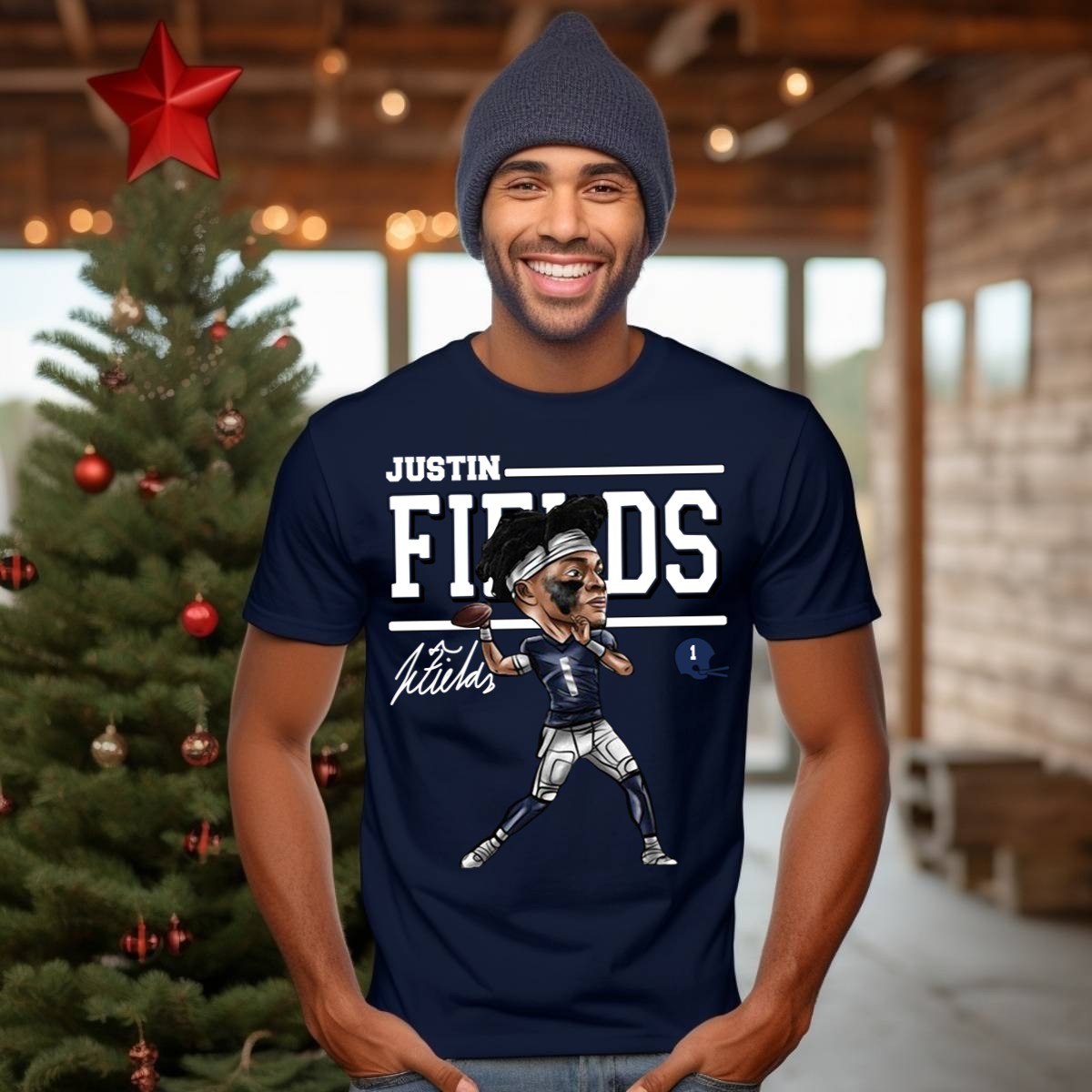 Chicago-Football-Justin-Fields-Cartoon-Signature-Shirt_t-shirt-3_4