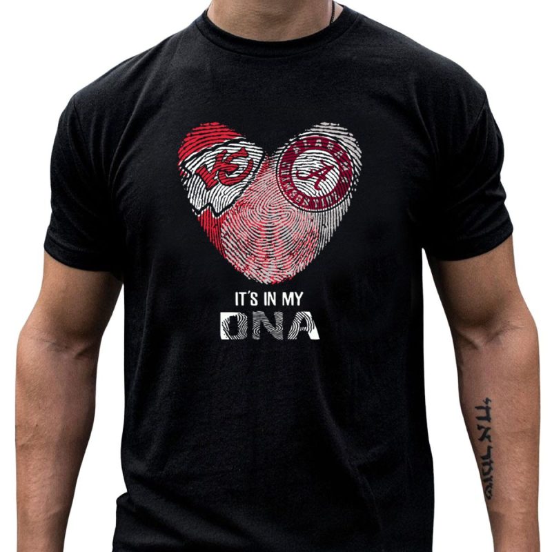 Chiefs Alabama Its In My Dna Fingerprint T Shirt T Shirt 1 1