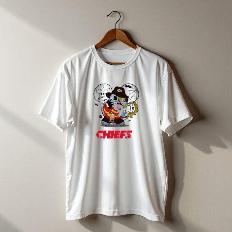Chiefs Halloween Stitch Freddy Krueger T Shirt T Shirt 1 1