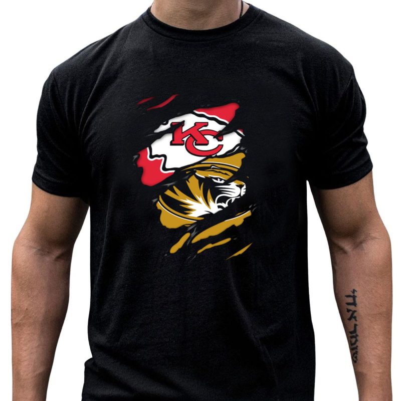 Chiefs Kc Missouri Tigers Tiger Claw T Shirt T Shirt 1 1