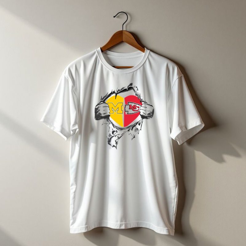 Chiefs Michigan Heart M Kc Loyalty T Shirt T Shirt 1 1