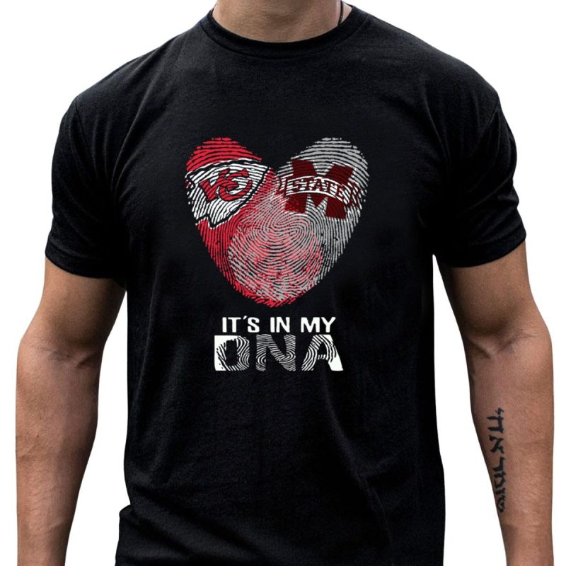 Chiefs Ms State Its In My Dna Heartprint T Shirt T Shirt 1 1