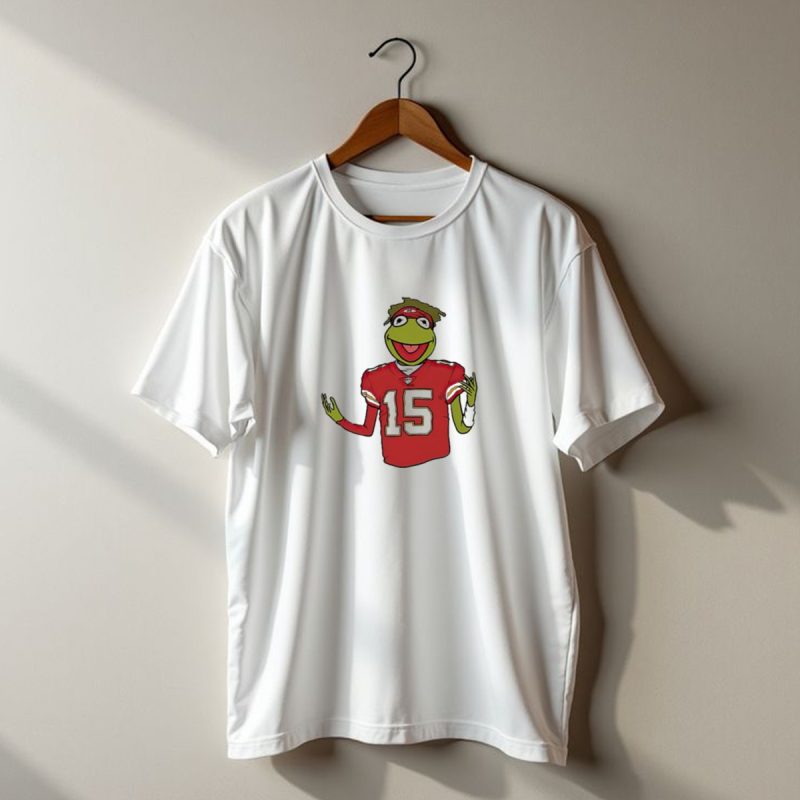 Chiefs Patrick Mahomes Kermit The Frog 15 Jersey T Shirt T Shirt 1 1