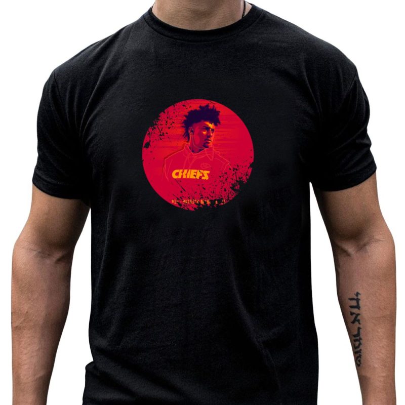 Chiefs Patrick Mahomes Red Circle T Shirt T Shirt 1 1