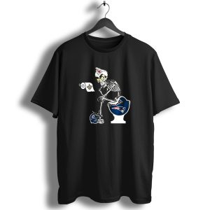 Chiefs Skeleton Patriots Toilet Saints Rams Helmet T Shirt