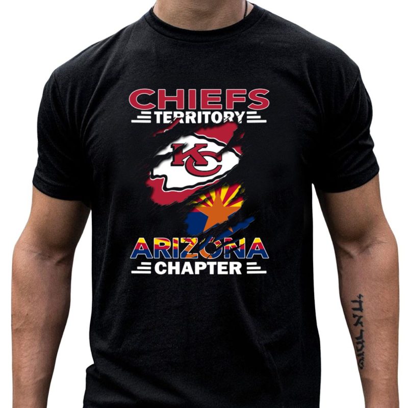 Chiefs Territory Arizona Chapter Kc Logo State Flag T Shirt T Shirt 1 1