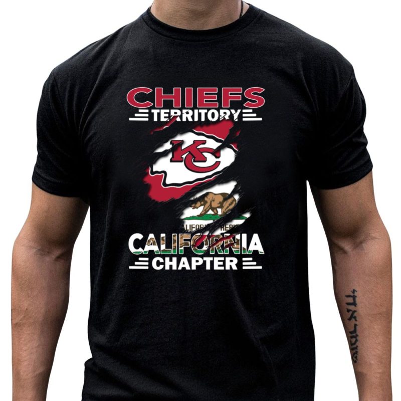 Chiefs Territory California Chapter Kc Bear Flag T Shirt T Shirt 1 1