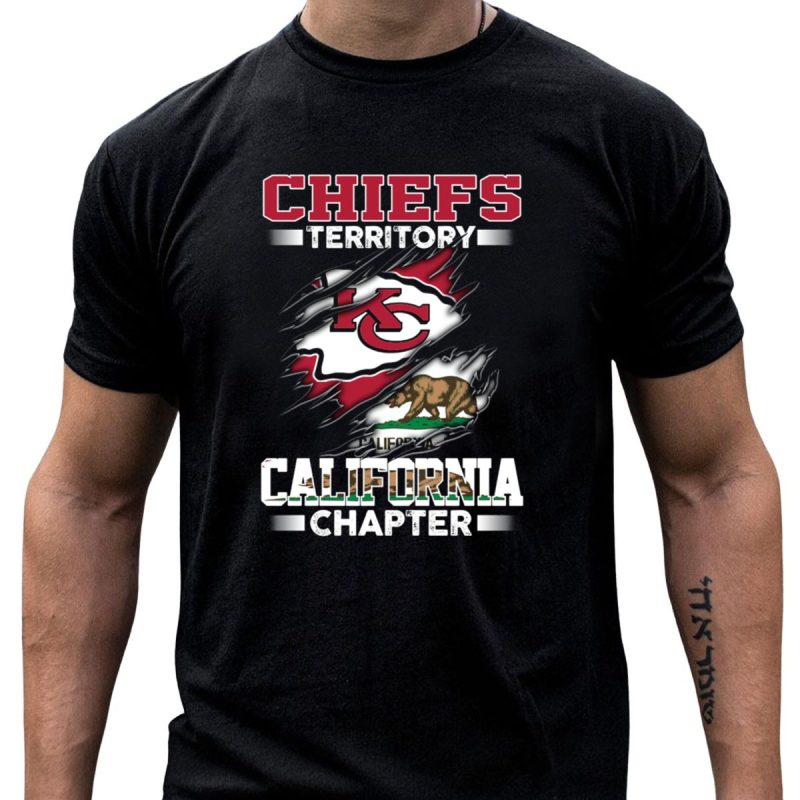 Chiefs Territory California Chapter Kc California Bear T Shirt T Shirt 1 1