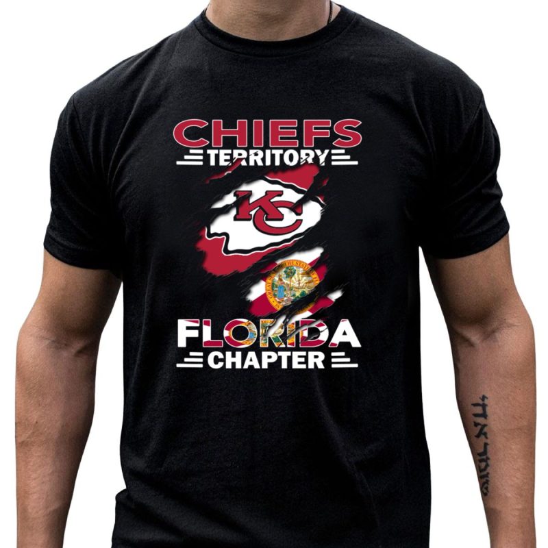 Chiefs Territory Florida Chapter Kc Logo Florida Seal T Shirt T Shirt 1 1