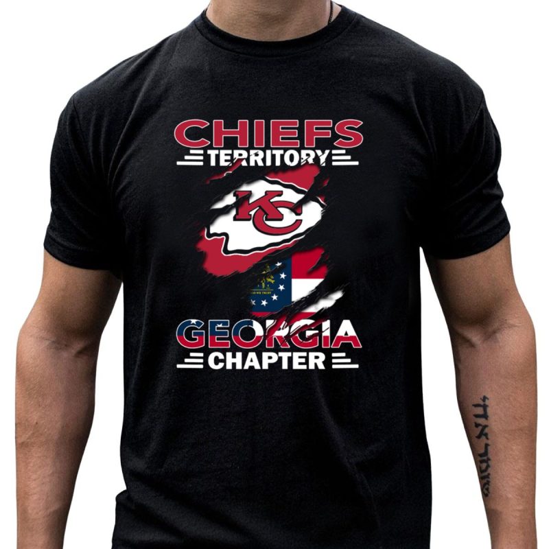 Chiefs Territory Georgia Chapter Kansas City Football Fan Club T Shirt T Shirt 1 1