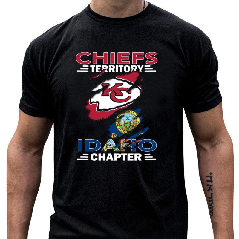 Chiefs Territory Idaho Chapter Kansas City Chiefs State Of Idaho Seal T Shirt T Shirt 1 1