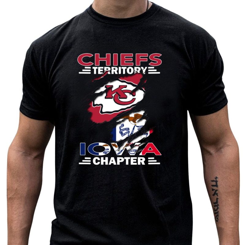 Chiefs Territory Iowa Chapter Kansas City Flag T Shirt T Shirt 1 1